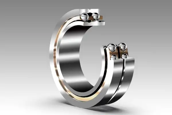 What is the Load Capacity of a Double Row Angular Contact Ball Bearing?